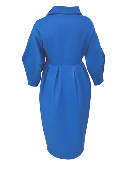 Winter Coat For Women Fashion Solid Loose Lapel Double Breasted Trench Vintage Long Sleeve Jackets Warm Thick Woman New In Coats