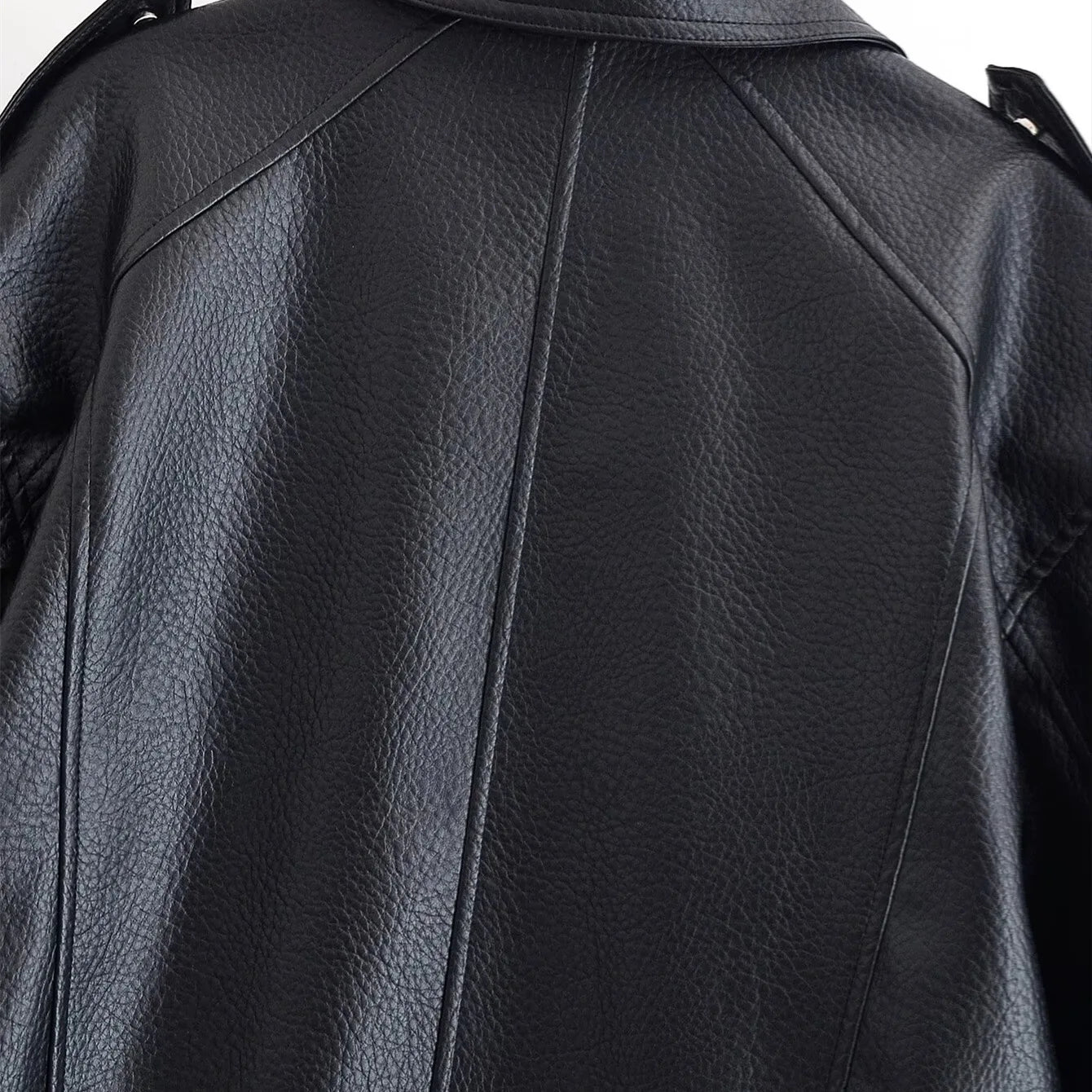 Chic Fashion Pu Leather Jackets Loose Female Short Outerwear Trend Casual High-quality Coats Vintage Motorcycle Fall Street Wear