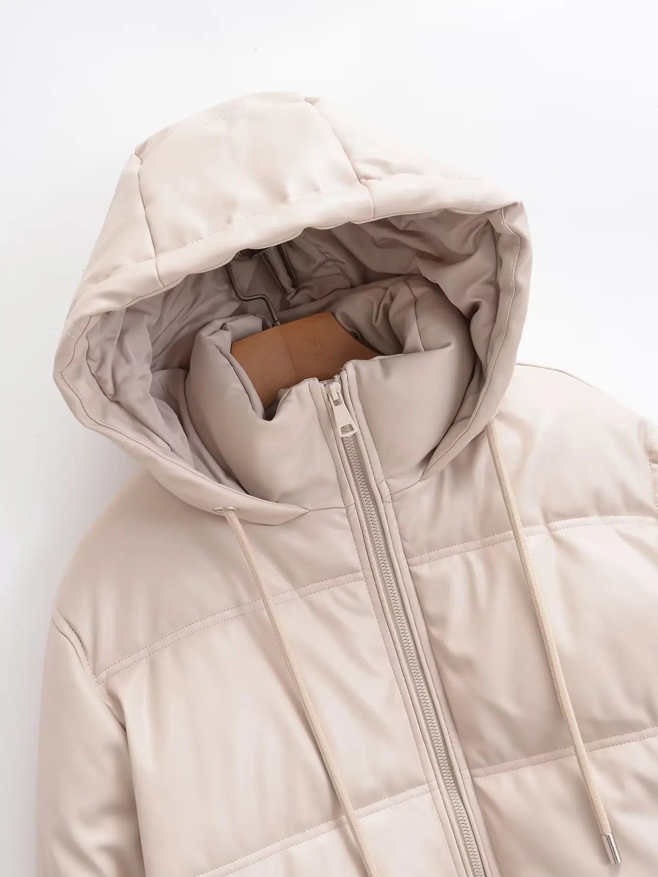 Winter Women's Cold Coat Winter Jackets For Women 2023 Warm Leather PU Parkas Winter Coat Promotion Female Outerwear