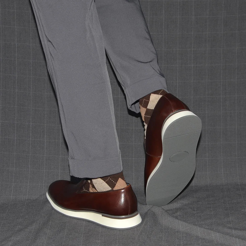 Classic Genuine Leather Loafer Shoes for Men High Quality Luxury Handmade Minimalist Style social Casual Original Man Sneakers