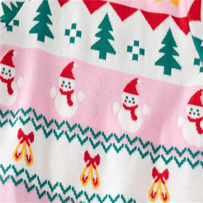 Christmas Sweaters 3-7T New Arrival Christmas Boys Girls Sweaters For Autumn Winter Snowman Children's Sweatshirts Baby Clothes