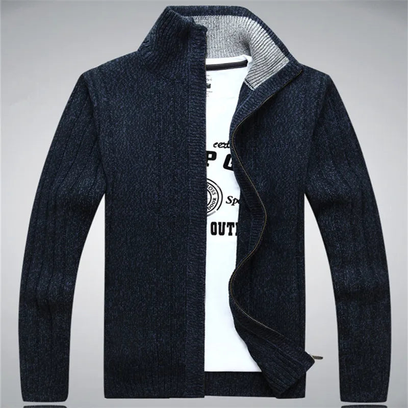 Sweater Male 2020 Wool Cotton Cardigan Autumn Men's Winter Sweater  Kint Wear Knitwear Coats Clothing
