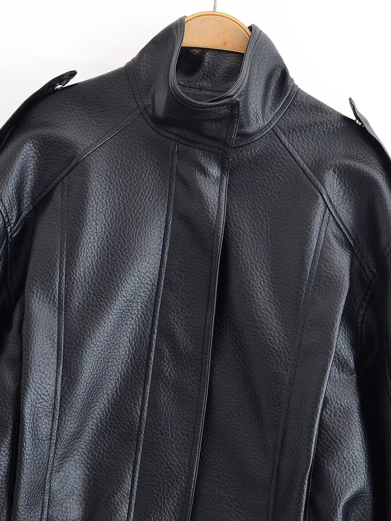 Chic Fashion Pu Leather Jackets Loose Female Short Outerwear Trend Casual High-quality Coats Vintage Motorcycle Fall Street Wear