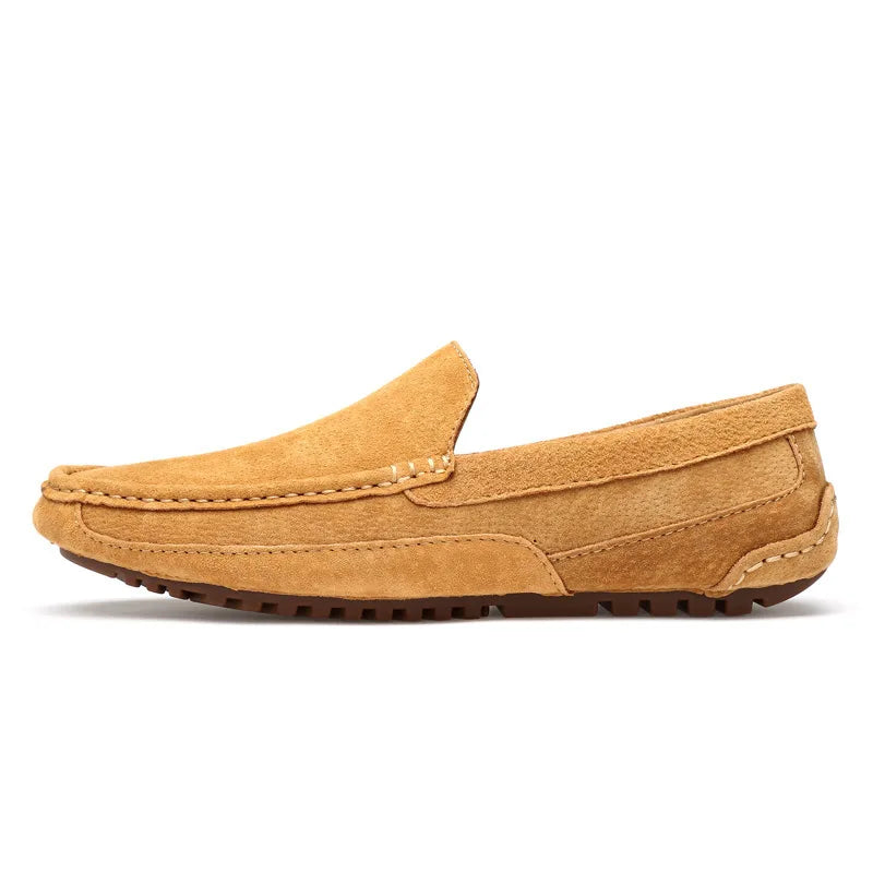 Suede Leather Man Loafers Luxury 2022 Casual Shoes For Men Boat Shoes Handmade Men Slipon Driving Shoes Male Moccasins Zapatos