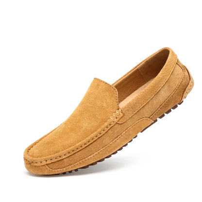 Suede Leather Man Loafers Luxury 2022 Casual Shoes For Men Boat Shoes Handmade Men Slipon Driving Shoes Male Moccasins Zapatos