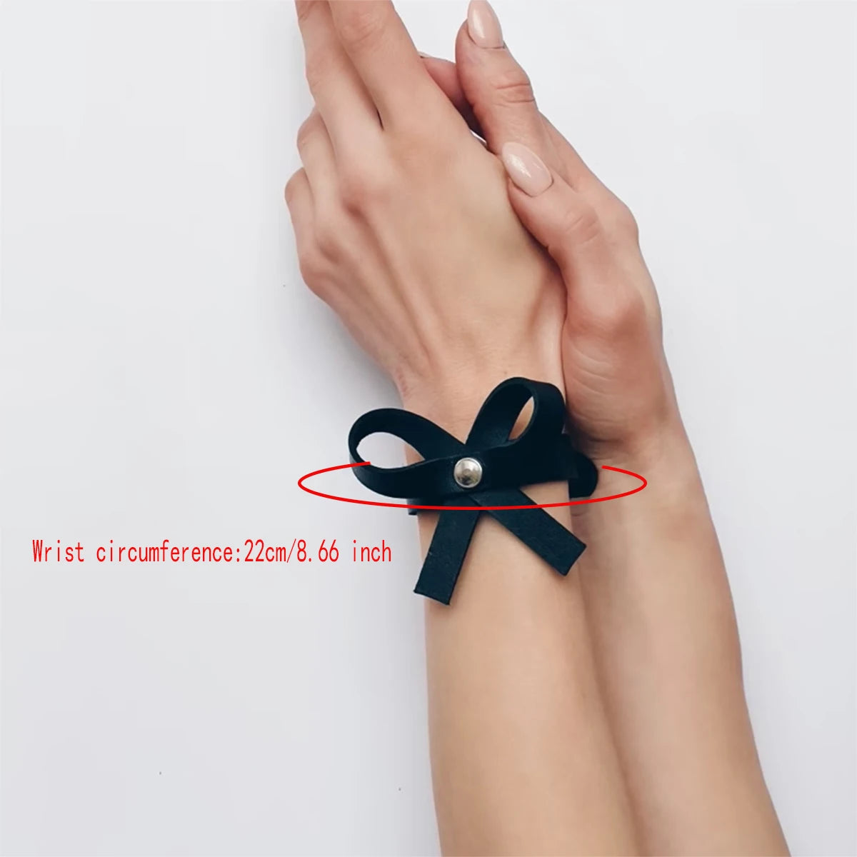 Women Sexy Leather Ankle Accessories, Leather Anklet, foot bow ankle bracelets Handcuffs Fetish Clothing Exotic Accessorie