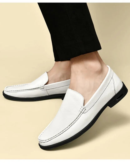 Genuine Leather Men's Shoes Classics Business Dress Shoes Moccasins Slip on Loafers Driving Shoes for Men Casual Shoe 2026 New