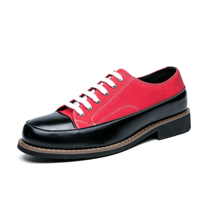 Leather Shoes Men Casual Lace Up Loafers High Quality Low Heel Platform Shoes Leather Premium Casual Luxury Brand Oxford Shoes