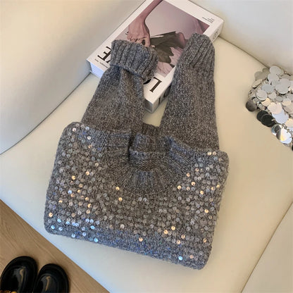 Women Sweater Womens Winter Sweaters Pullover a Female Knitting Overszie Long Sleeve Loose Knitted Outerwear Ropa De Mujer
