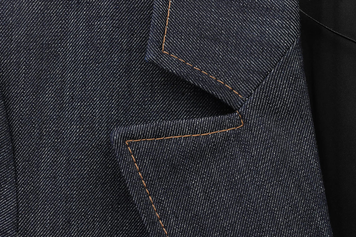 Women Casual Denim Blazer Coat Spring Autumn Female Single Breasted Long Sleeve Lapel Suit Jacket With Pockets New Fashion Outwe