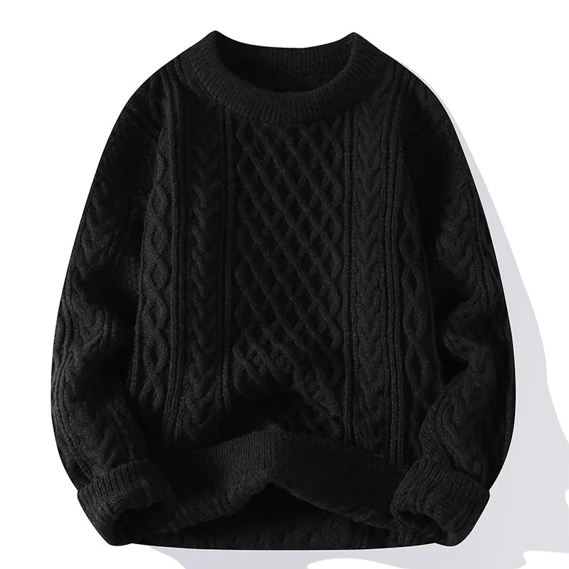 Cozy Winter Jumper Unisex Oversized Christmas Sweater Men Women Soft Casual Knit Pullover Long Sleeve Top for Cold Weather M-3XL