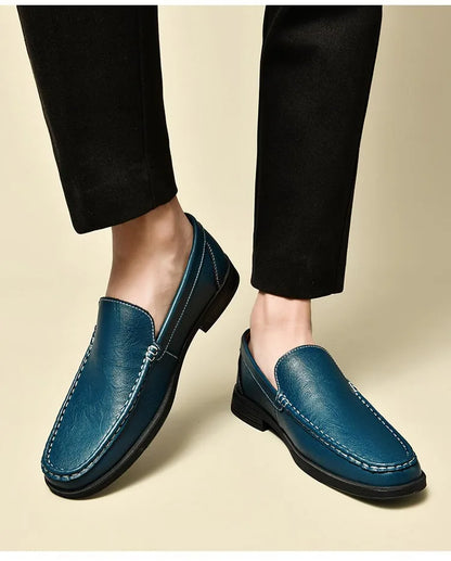 Genuine Leather Men's Shoes Classics Business Dress Shoes Moccasins Slip on Loafers Driving Shoes for Men Casual Shoe 2026 New