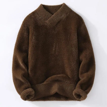 Sweaters men winter korean style mens warm sweater V-neck men sweaters autumn Men's wool pullovers men full size M-XXXL