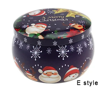 Christmas Candy Box Chocolate Sweets Aromatherapy Candle Jars DIY Ornaments Childrens Christmas Gifts 2023 New Year Decoration