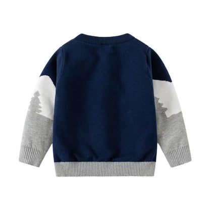 Christmas Sweaters 3-7T New Arrival Christmas Boys Girls Sweaters For Autumn Winter Snowman Children's Sweatshirts Baby Clothes