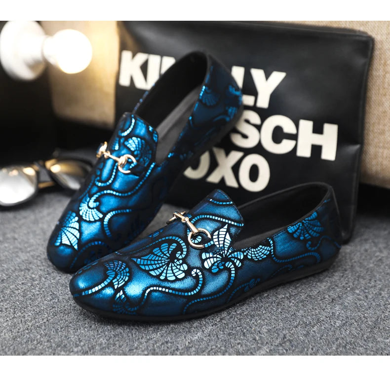 Leather Men Casual Shoes Fashion Formal Business Shoes Luxury Brand Mens Loafers Breathable Slip on Boat Driving Shoes