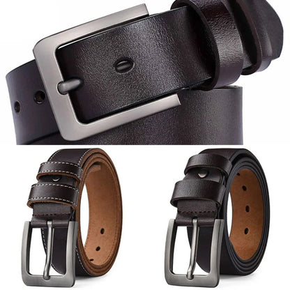 Waist Accessories Retro Men Belt Versatile Classic Leather Belt Durable Casual Belts Pants