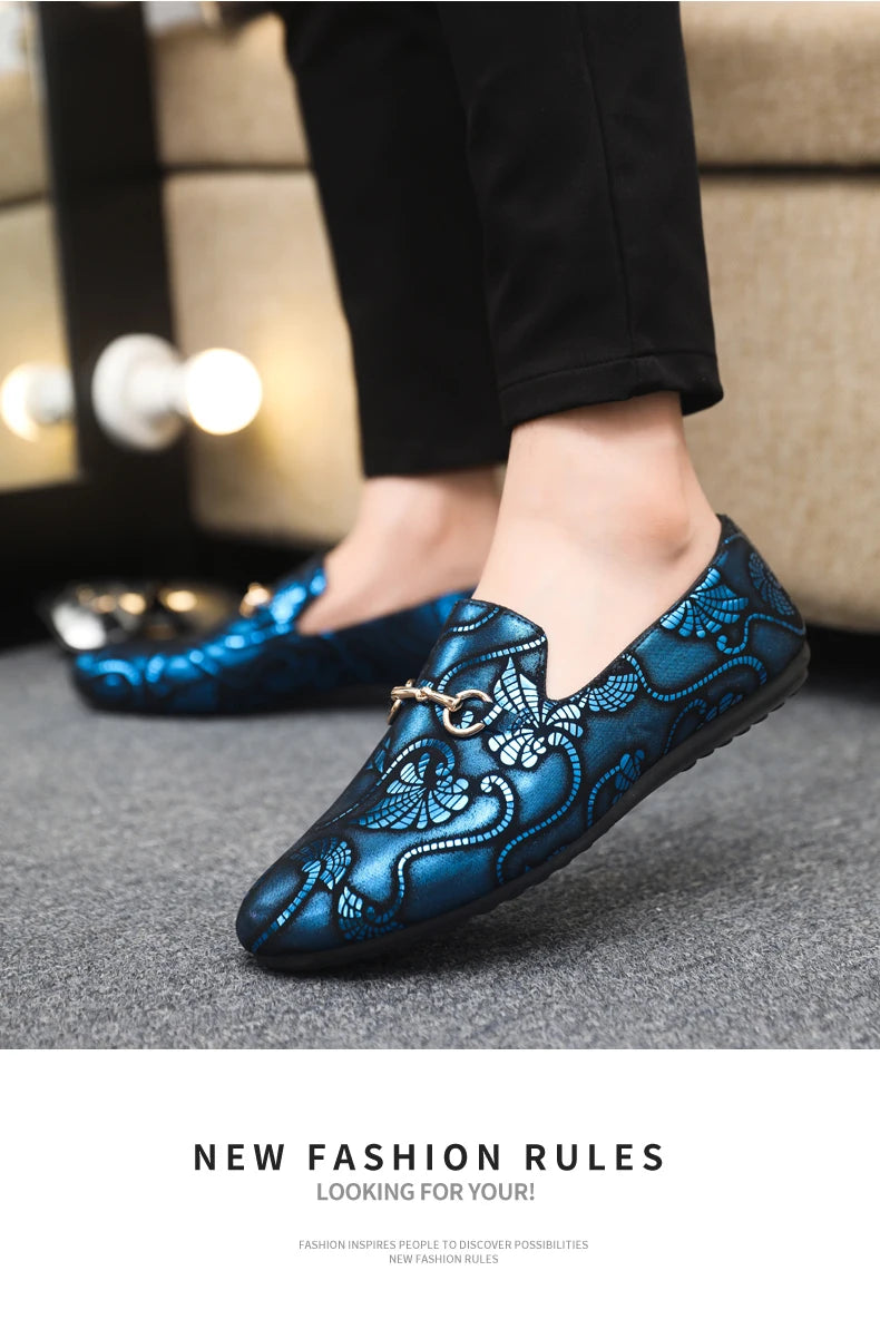 Leather Men Casual Shoes Fashion Formal Business Shoes Luxury Brand Mens Loafers Breathable Slip on Boat Driving Shoes