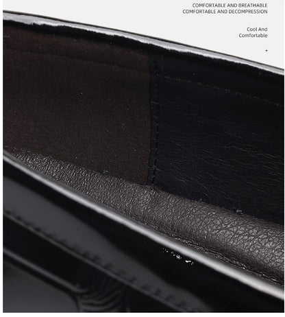 Genuine Leather Shoes Men Trendy Athletic Casual Walking Business Office Air Cushion Sneaker Sports Lightweight Streetwear Brown