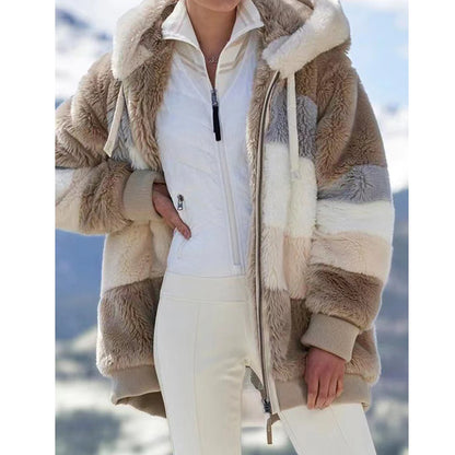 Winter Coat for Women Oversize 2025 Female Teddy Bear Coat Warm Thickening Fleece Faux Fur Coats Winter Jacket Women Plush Top