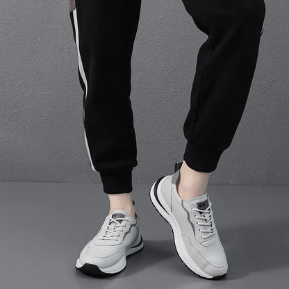 Men's leather shoes, including sports shoes, casual shoes, outdoor hiking shoes, driving shoes, and work shoes