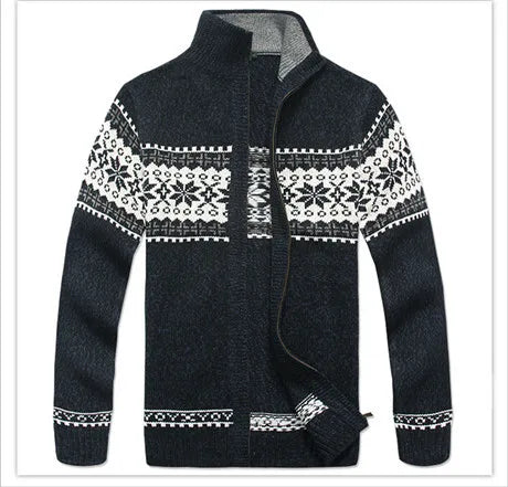 Sweater Male 2020 Wool Cotton Cardigan Autumn Men's Winter Sweater  Kint Wear Knitwear Coats Clothing