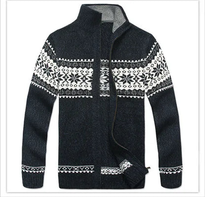 Sweater Male 2020 Wool Cotton Cardigan Autumn Men's Winter Sweater  Kint Wear Knitwear Coats Clothing