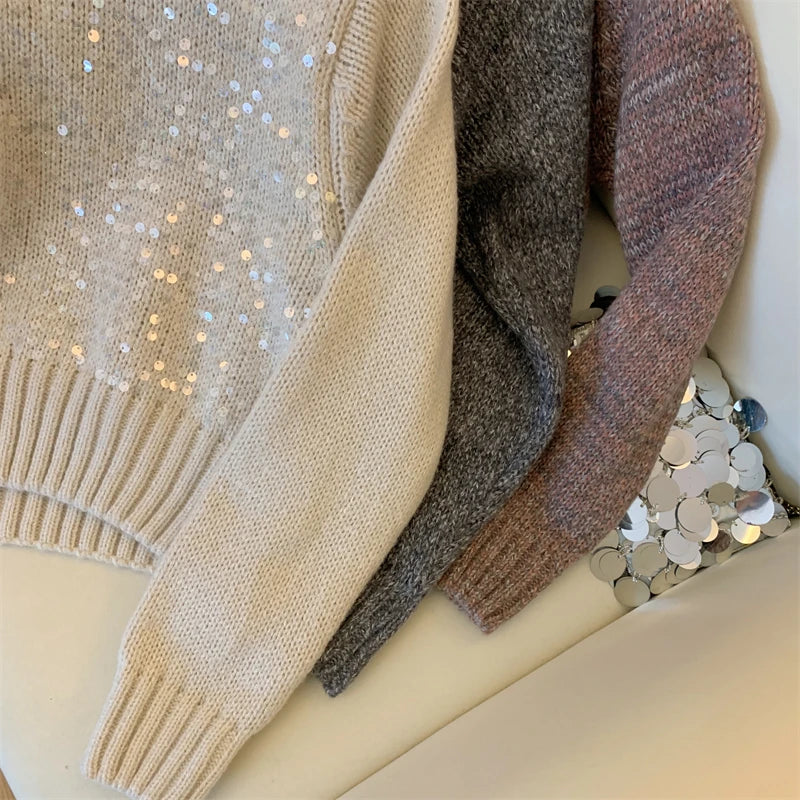 Women Sweater Womens Winter Sweaters Pullover a Female Knitting Overszie Long Sleeve Loose Knitted Outerwear Ropa De Mujer