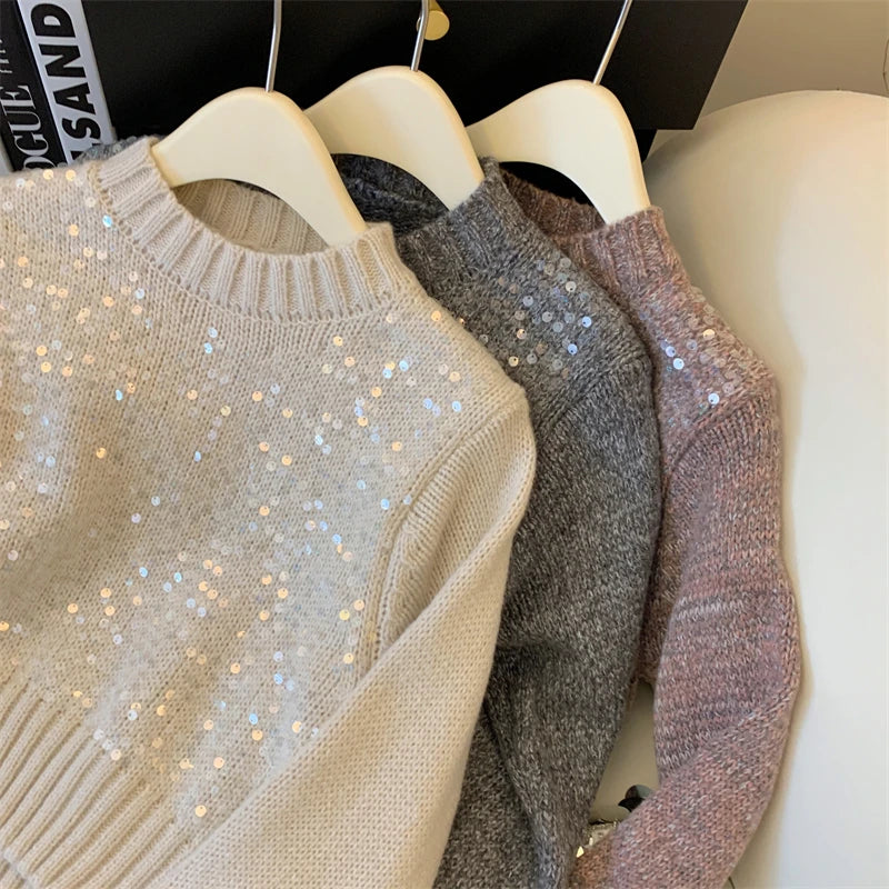 Women Sweater Womens Winter Sweaters Pullover a Female Knitting Overszie Long Sleeve Loose Knitted Outerwear Ropa De Mujer