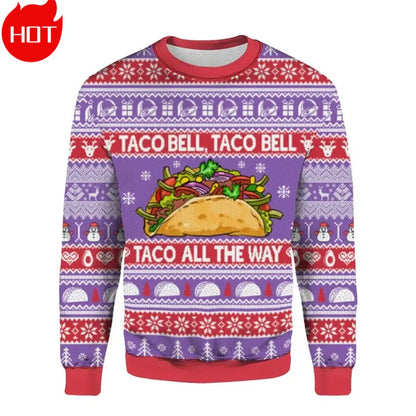 Merry Christmas 3D Printed Sweatshirts Santa Claus Graphic Christmas Sweater Men Fashion Ugly Christmas Sweater New In Sweaters