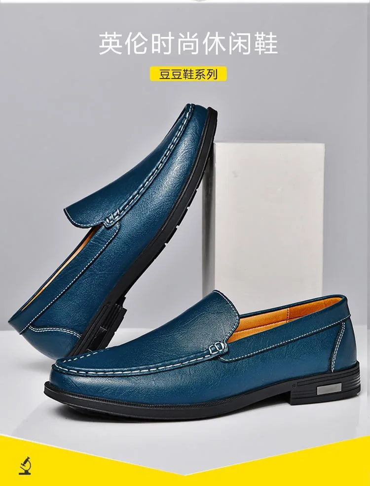 Genuine Leather Men's Shoes Classics Business Dress Shoes Moccasins Slip on Loafers Driving Shoes for Men Casual Shoe 2026 New