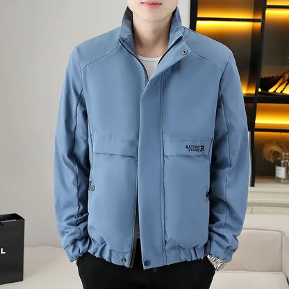 Winter Coat for Men Warm Thick Fleeced Casual Fast Delvery Vintage Quilted Padded Jacket Man High Quality New In Joker Work Cold