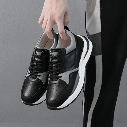 Men's leather shoes, including sports shoes, casual shoes, outdoor hiking shoes, driving shoes, and work shoes