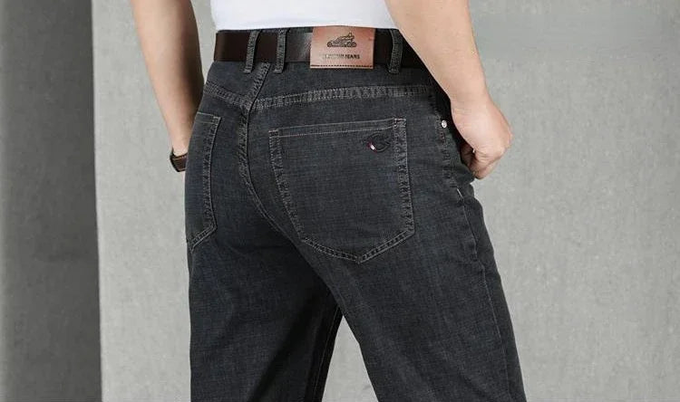 Jeans for Men Work Wear Male Cowboy Pants 2025 Fashion Trousers High Quality Original Classic Straight with Pockets New in Baggy