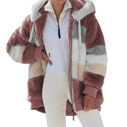 Winter Coat for Women Oversize 2025 Female Teddy Bear Coat Warm Thickening Fleece Faux Fur Coats Winter Jacket Women Plush Top