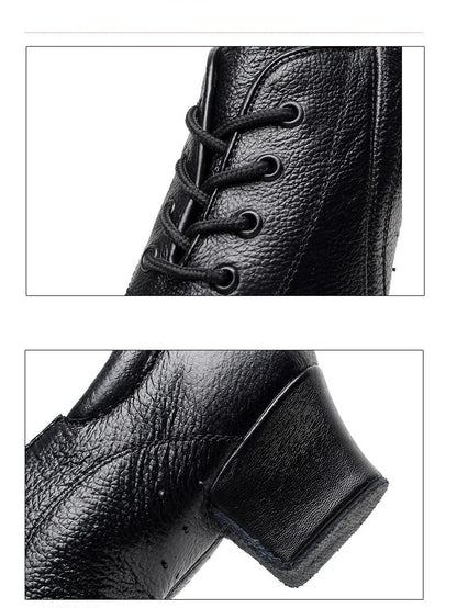 Leather Sports Shoes Perform Latin Dance Shoes For Men Bottom Female Ballroom Dancing Shoes Children Adult Ventilation Sneakers