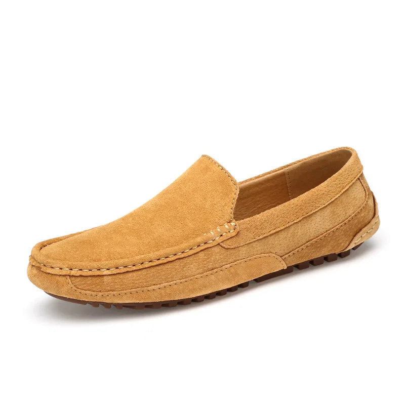Suede Leather Man Loafers Luxury 2022 Casual Shoes For Men Boat Shoes Handmade Men Slipon Driving Shoes Male Moccasins Zapatos