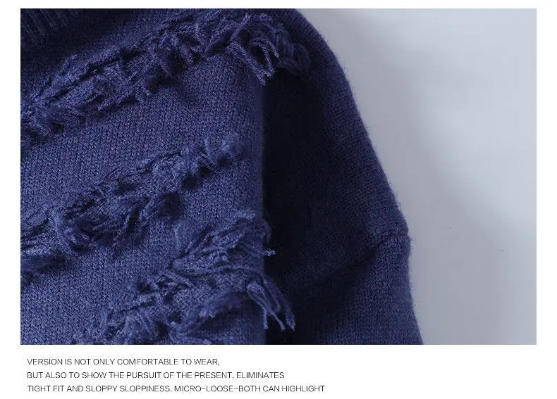 2025 Winter Sweaters for male men thick O-neck sweater men Student youth sweaters autumn Men's wool Casual Knitwear Pullover