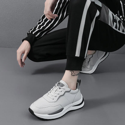 Men's leather shoes, including sports shoes, casual shoes, outdoor hiking shoes, driving shoes, and work shoes