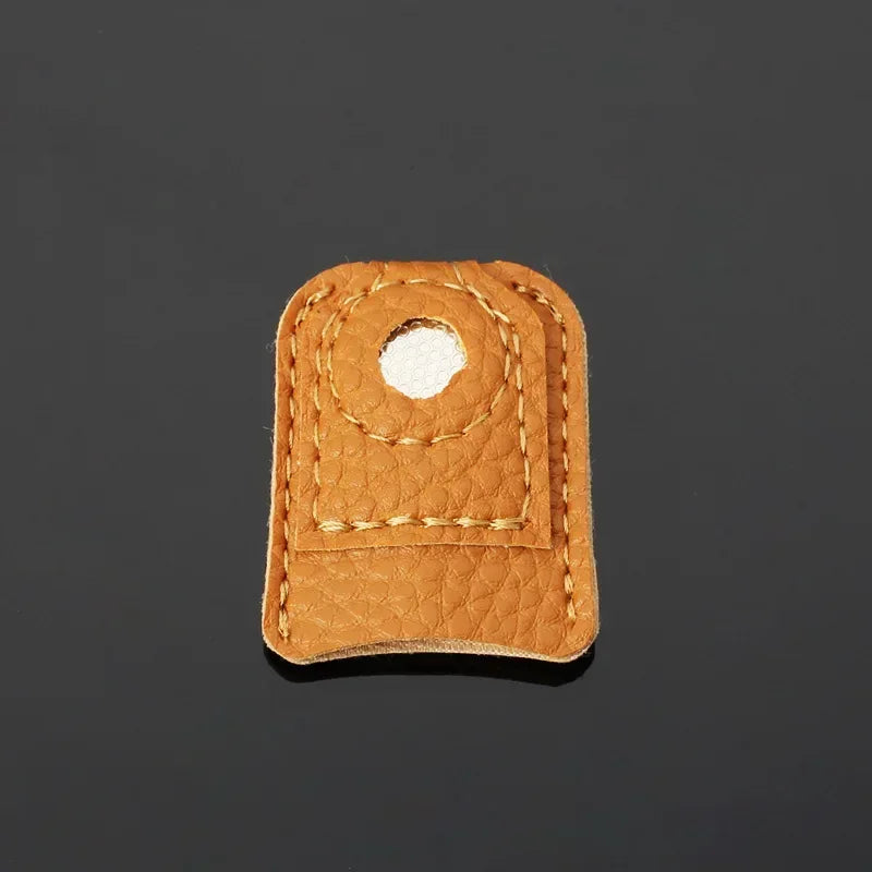 Leather Finger Cap for Sewing Needles, Household Hand-sewing Cross-stitch Needle Holder, Protection Finger Cap for Sewing