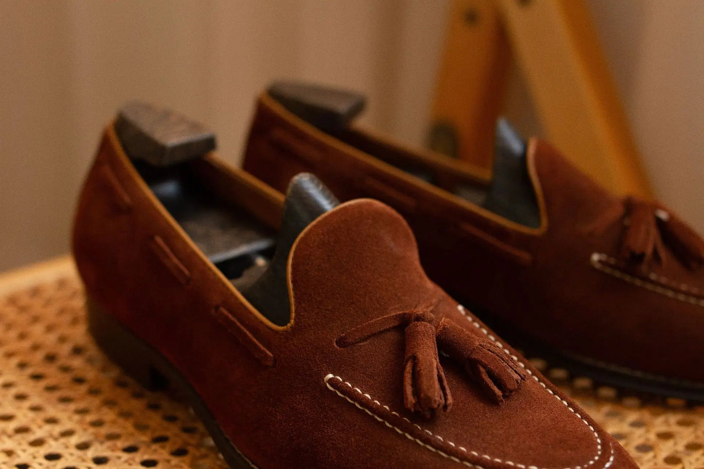 Genuine Leather Loafer Shoes for Men Handmade British Trendy Lazy Casual Shoes New Versatile