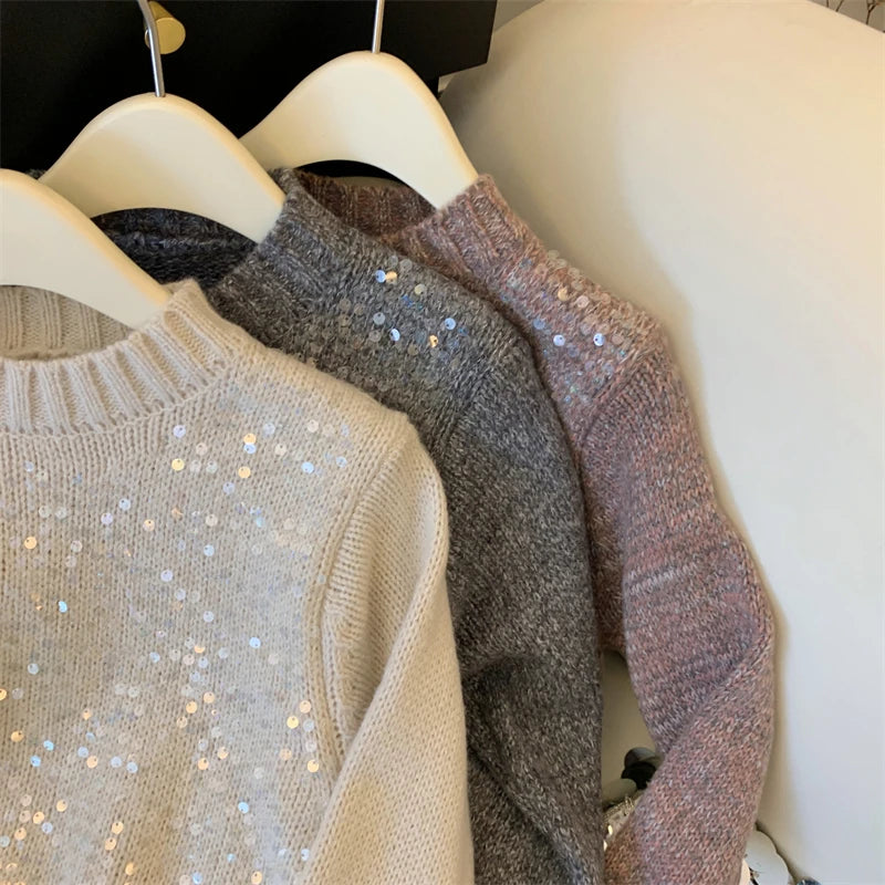 Women Sweater Womens Winter Sweaters Pullover a Female Knitting Overszie Long Sleeve Loose Knitted Outerwear Ropa De Mujer