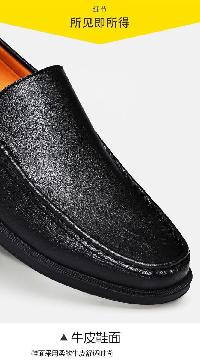 Genuine Leather Men's Shoes Classics Business Dress Shoes Moccasins Slip on Loafers Driving Shoes for Men Casual Shoe 2026 New