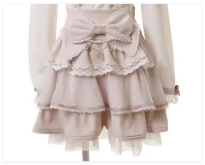 Japanese Sweet Bow Long-sleeve Knitted Pullover Sweater Autumn Winter New Off-shoulder Sexy Lolita Girls Liz Sweater Jumper Top