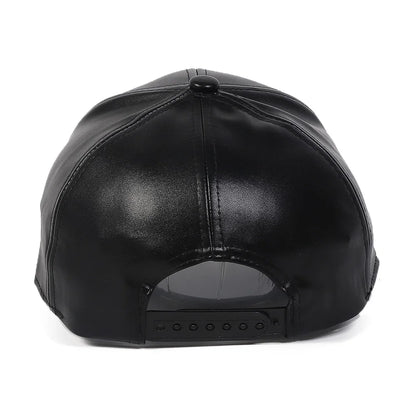 FS Luxury Brand Baseball Caps For Men Winter Women PU Leather Hat Black Trucker Hats Streetwear Hip Hop Cap Casquette Homme 2025