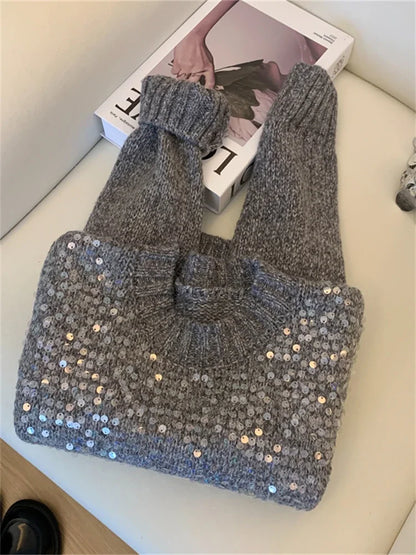 Women Sweater Womens Winter Sweaters Pullover a Female Knitting Overszie Long Sleeve Loose Knitted Outerwear Ropa De Mujer