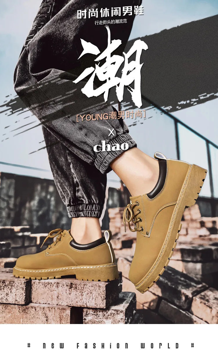 Leather Shoes for Men Luxury High Quality Brogue Shoes comfortable Soft Sole Men's Casual Shoes Lace Up Men Business Dress Shoe