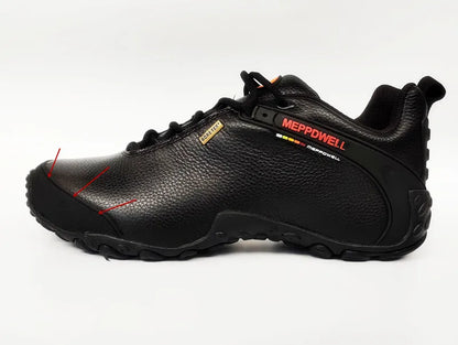 Genuine Leather Autumn Winter Men Outdoor Sneakers Casual Shoes Men's Walking Boots Climbing Shoes Flats Safety Work Shoes