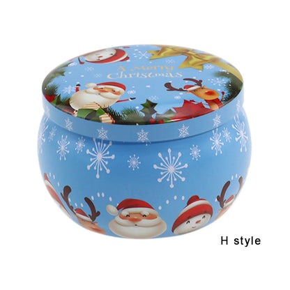 Christmas Candy Box Chocolate Sweets Aromatherapy Candle Jars DIY Ornaments Childrens Christmas Gifts 2023 New Year Decoration
