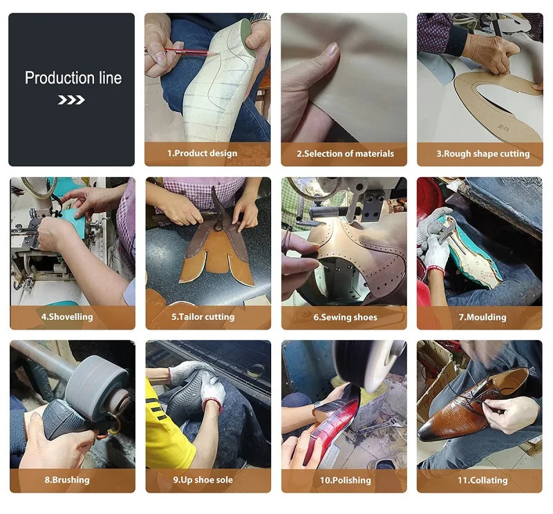 Wedding Men Leather Shoes Fashion Stylish Formal Business Shoe Casual Dress Office Lace Up Zapatillas De Hombre Man Loafer Shoes